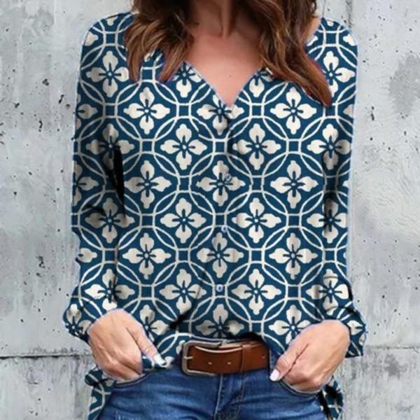 Special Print Long Sleeve Top