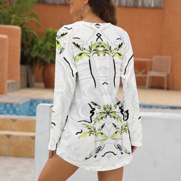 Long Crew Neck Long Sleeve T-Shirt